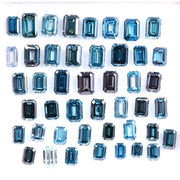 Lab Grown Blue Emerald Cut Diamond – Ethical CVD Loose Step Cut Diamond for Handmade Jewelry, Sustainable Luxury Rings & Custom Designs
