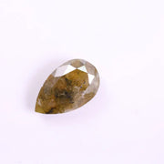 2.82 Ct natural yellow pear cut diamond, pear shaped 3 carat diamond, natural mined diamonds.