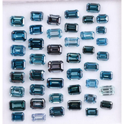 Lab Grown Blue Emerald Cut Diamond , Elegant Step Cut CVD Diamond for Handmade Jewelry , Lab Created Diamond for Sustainable Luxury Jewelry