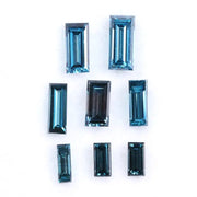 2–6 MM Blue Baguette Cut Lab Grown Diamond – Ethical CVD Loose Stone for Rings, Earrings, Antique Jewelry & Gifts for Her