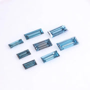 2 to 6 MM Blue Baguette Cut Diamond , Blue Lab Grown CVD Diamond for Ring and Earring , Antique Cut Diamond for Sale , Gift for Her