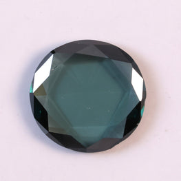 0.47 CT Round Rose Cut Fancy Blue Lab Grown Diamond