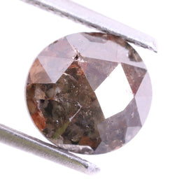 1.18 Ct Loose Brown Diamond - Round Cut Natural Diamond ( 6.69 X 6.72 X 2.54 )