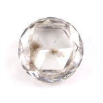 1.61 Ct white & Black Round cut lab grown diamond loose stone with premium modern curved brilliance