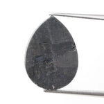 pear cut, natural loose grey black diamond, fancy color pear diamond rare collector gemstone
