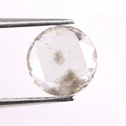 1.61 Ct white & Black Round cut lab grown diamond loose stone with premium modern curved brilliance
