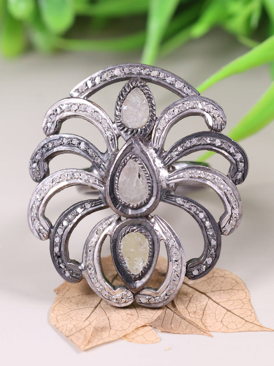 Sterling Silver Art Deco Ring