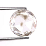 1.61 Ct white & Black Round cut lab grown diamond loose stone with premium modern curved brilliance