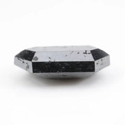 hexagon cut,  black grey natural loose diamond, diamond hexagon cut elegant sparkle engagement ring gemstone