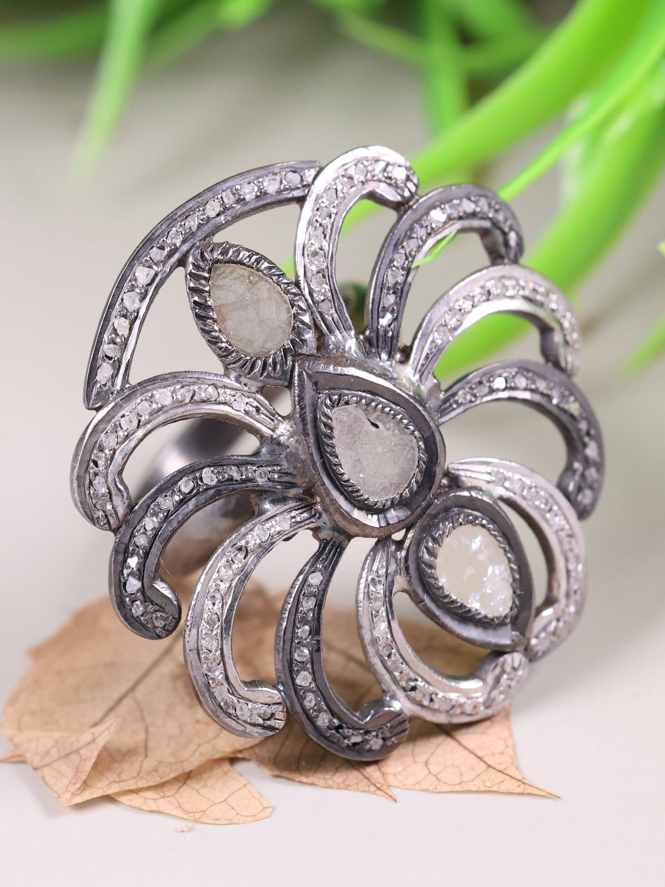 Sterling Silver Art Deco Ring