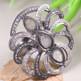 Sterling Silver Art Deco Ring