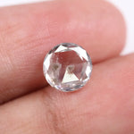 1.61 Ct white & Black Round cut lab grown diamond loose stone with premium modern curved brilliance