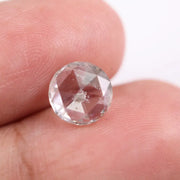 1.61 Ct white & Black Round cut lab grown diamond loose stone with premium modern curved brilliance