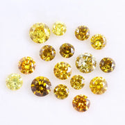 2.10 Ct Natural Yellow Lab Grown Diamond Uncut Loose Diamond Use For Jewerly 