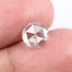 1.61 Ct white & Black Round cut lab grown diamond loose stone with premium modern curved brilliance