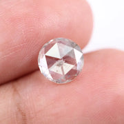 1.61 Ct white & Black Round cut lab grown diamond loose stone with premium modern curved brilliance