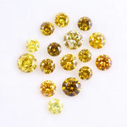 2.10 Ct Natural Yellow Lab Grown Diamond Uncut Loose Diamond Use For Jewerly 