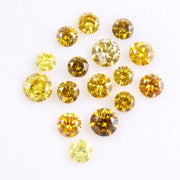 2.10 Ct Natural Yellow Lab Grown Diamond Uncut Loose Diamond Use For Jewerly 