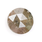 round natural diamond ring and grey brown diamonds natural jewelry