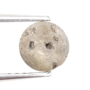 round natural diamond ring and grey brown diamonds natural jewelry