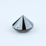 Authentic 2.43 Ct Black Diamond Round Cut Natural Loose Diamond for Engagement Ring and Designer Jewelry
