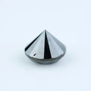 Authentic 2.43 Ct Black Diamond Round Cut Natural Loose Diamond for Engagement Ring and Designer Jewelry