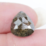 pear cut, green brown natural loose diamond, pear shaped diamond engagement ring green brown elegant bridal ring