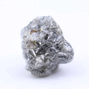 raw uncut diamond engagement ring with natural rough diamond texture grey rough diamond 