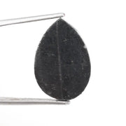 pear cut , grey black natural loose diamond, pear shaped diamond elegant luxury loose gemstone
