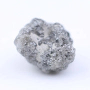 real raw diamond stone with natural rough crystal texture before cutting grey rough diamond 