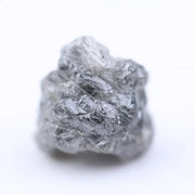 real raw diamond stone with natural rough crystal texture before cutting grey rough diamond 