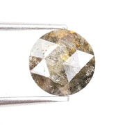 2 carat round natural diamond and 1 ct natural diamond ring