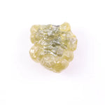 3.53 Ct Natural Yellow Rough Diamond – Earth Mined Loose Rustic Fancy Shape Uncut Raw Diamond for Jewelry