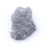 Raw uncut diamond engagement ring with natural rough diamond appearance grey rough diamond 