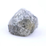 uncut raw diamond ring with rare natural rough diamonds and gemstones grey rough diamond 