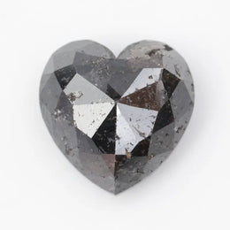 heart cut , grey black natural loose diamond, pictures of a raw diamond and pure diamonds collection