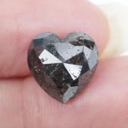 heart cut , grey black natural loose diamond, pictures of a raw diamond and pure diamonds collection