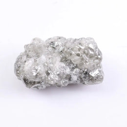 1.11ct natural grey rough diamond loose raw uncut earth-mined stone for custom jewelry.