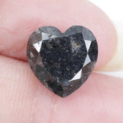 heart cut , grey black natural loose diamond, pictures of a raw diamond and pure diamonds collection