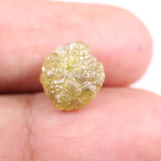 3.69 Ct Natural Yellow Rough Diamond Raw Uncut Loose Earth Mined Rustic Diamond for Jewelry