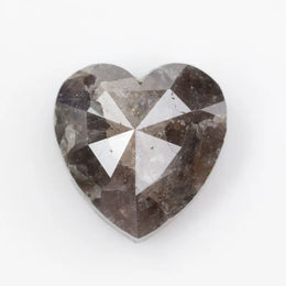 heart cut, brown natural loose diamond, natural diamond with romantic symmetrical brilliance
