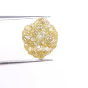 3.69 Ct Natural Yellow Rough Diamond Raw Uncut Loose Earth Mined Rustic Diamond for Jewelry