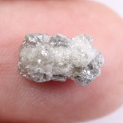 1.11ct natural grey rough diamond loose raw uncut earth-mined stone for custom jewelry.