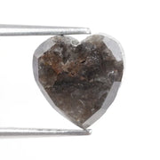 octagon cut , natural brown diamond, real natural diamond ring with brilliant sparkle
