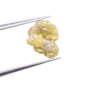 2.18 Ct Natural Yellow Rough Diamond Raw Uncut Loose Earth Mined Rustic Diamond for Jewelry