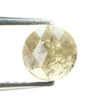 round natural diamond ring and grey brown diamonds natural jewelry