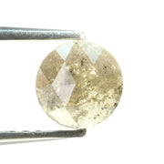 round natural diamond ring and grey brown diamonds natural jewelry