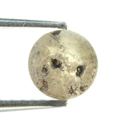 round natural diamond ring and grey brown diamonds natural jewelry