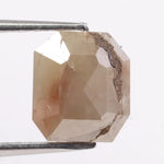1.68 Ct emerald cut natural diamond light fancy color loose stone for avant-garde jewelry designs