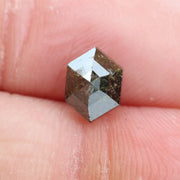raw natural diamond and natural hexagon cut diamond collection